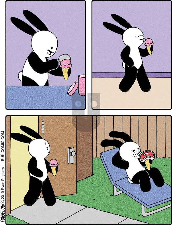 Buni on Wednesday August 28, 2019 Comic Strip