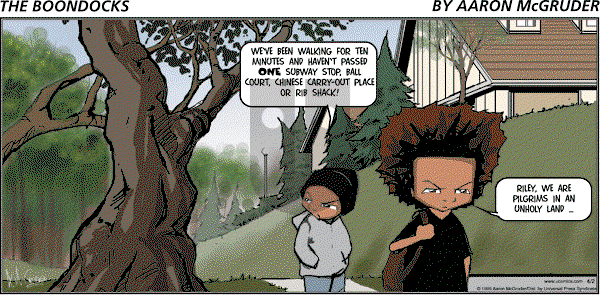 The Boondocks on Sunday November 3, 2013 Comic Strip
