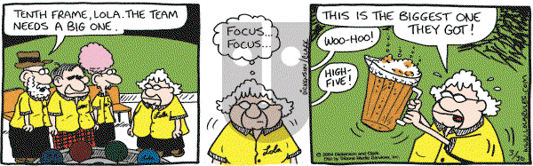 Lola on Tuesday March 30, 2004 Comic Strip