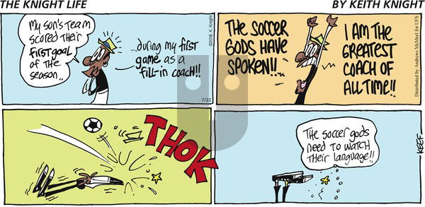 The Knight Life on Sunday July 22, 2018 Comic Strip