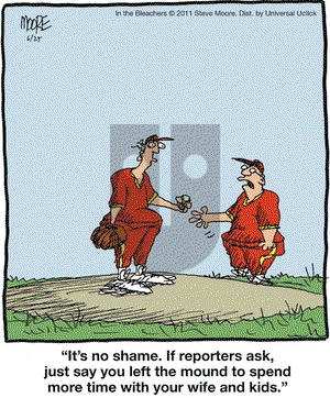 In the Bleachers - Saturday June 25, 2011 Comic Strip