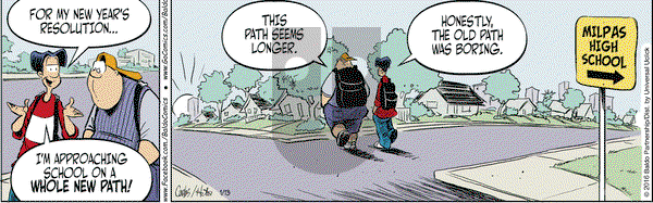 Baldo on Wednesday January 13, 2016 Comic Strip