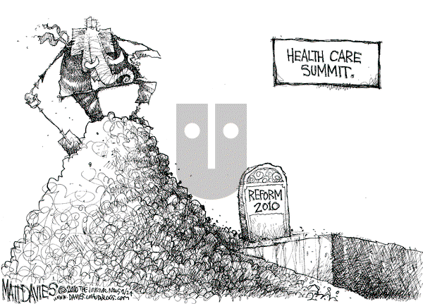 Matt Davies on Wednesday February 24, 2010 Comic Strip