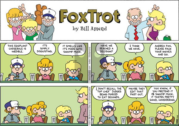 FoxTrot on Sunday May 29, 2011 Comic Strip