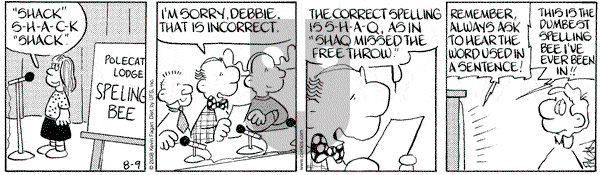 Drabble on Saturday August 9, 2008 Comic Strip