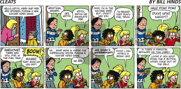 Cleats on Sunday January 25, 2004 Comic Strip