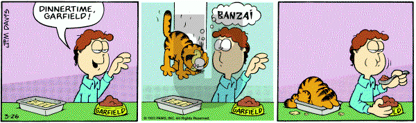 Garfield on Saturday March 26, 1983 Comic Strip