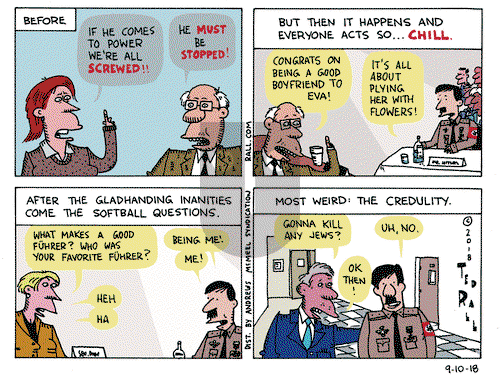 Ted Rall on Monday September 10, 2018 Comic Strip