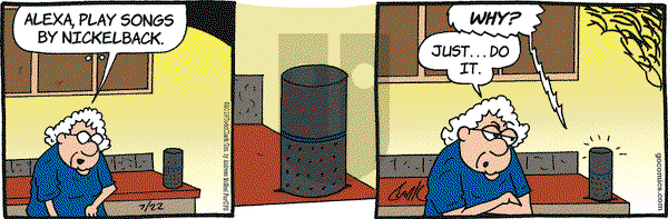 Lola on Monday July 22, 2019 Comic Strip
