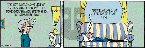 Grand Avenue on Monday September 12, 2016 Comic Strip