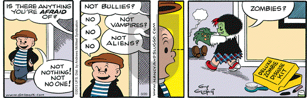 Nancy on Tuesday March 20, 2018 Comic Strip