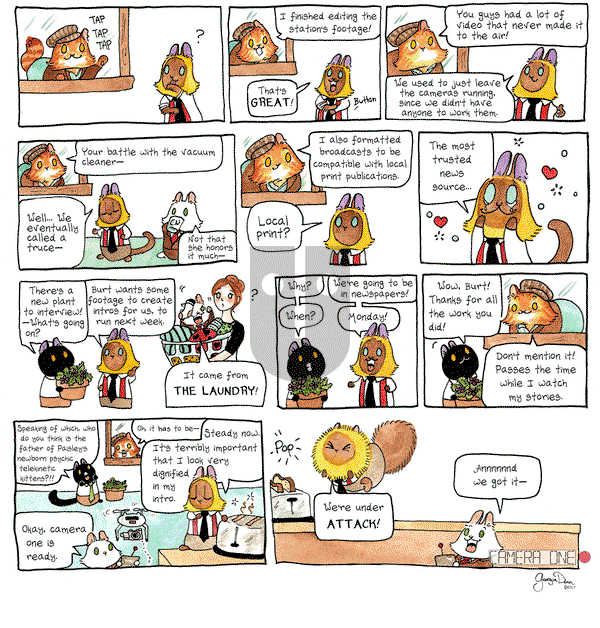 Breaking Cat News on Saturday March 25, 2017 Comic Strip