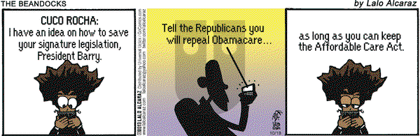 La Cucaracha on Friday October 18, 2013 Comic Strip