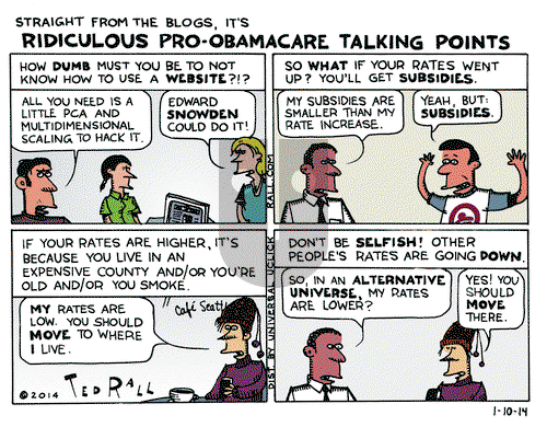 Ted Rall on Friday January 10, 2014 Comic Strip