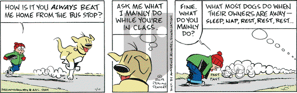 Red and Rover on Thursday January 17, 2019 Comic Strip