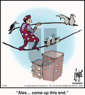 Herman on Tuesday December 23, 2025 Comic Strip