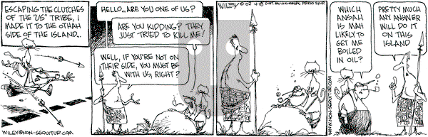 Non Sequitur on Thursday April 18, 2002 Comic Strip