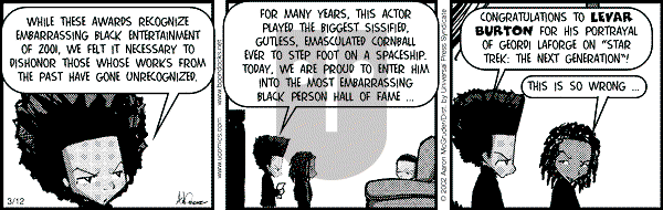 The Boondocks on Tuesday October 13, 2009 Comic Strip