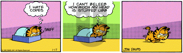 Garfield on Thursday January 17, 1980 Comic Strip