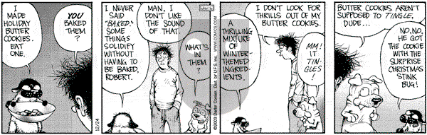Get Fuzzy on Wednesday December 24, 2003 Comic Strip