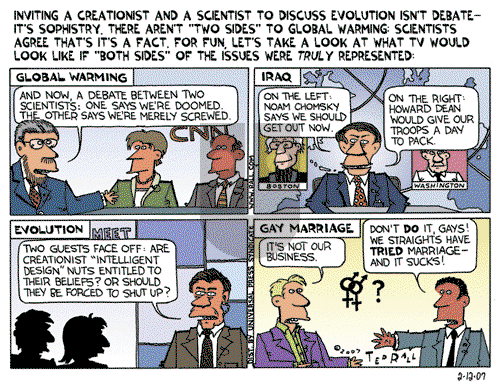 Ted Rall on Monday February 12, 2007 Comic Strip