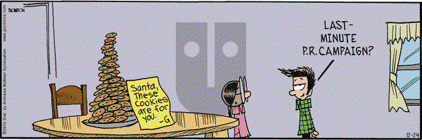 Grand Avenue on Tuesday December 24, 2019 Comic Strip