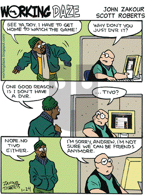 Working Daze on Saturday January 24, 2009 Comic Strip