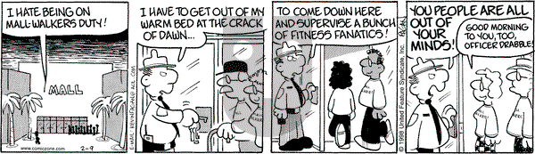 Drabble on Monday February 9, 1998 Comic Strip