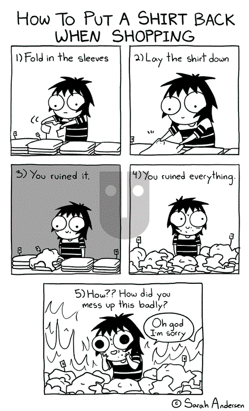 Sarah's Scribbles on Saturday September 3, 2016 Comic Strip