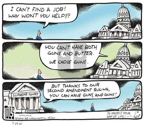 Tom Toles on Thursday July 29, 2010 Comic Strip