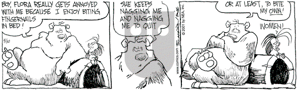 The Grizzwells on Wednesday May 30, 2001 Comic Strip