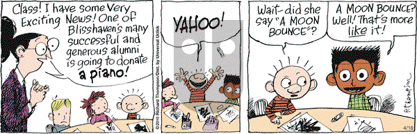Cul de Sac on Friday April 16, 2010 Comic Strip