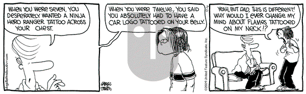The Buckets on Thursday November 4, 2004 Comic Strip