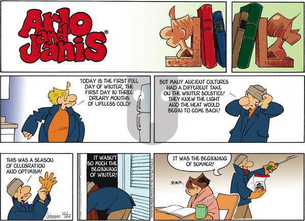 Arlo and Janis on Sunday December 22, 2019 Comic Strip