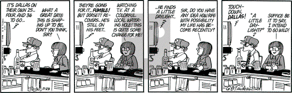 Doonesbury on Thursday November 23, 1978 Comic Strip