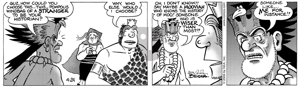 Alley Oop - Monday April 24, 2006 Comic Strip