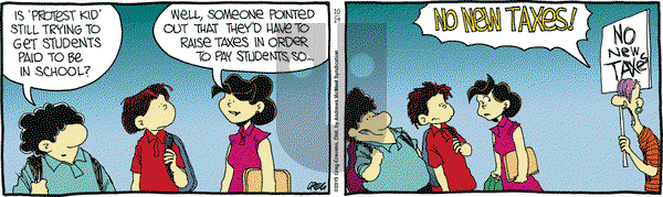 The Buckets on Tuesday October 29, 2019 Comic Strip