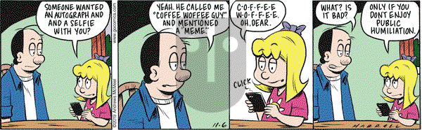Adam@Home on Wednesday November 6, 2019 Comic Strip