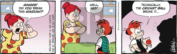 Ginger Meggs on Monday April 21, 2025 Comic Strip