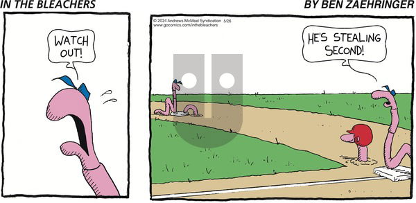 In the Bleachers - Sunday May 26, 2024 Comic Strip