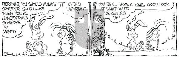 The Grizzwells - Friday April 12, 2002 Comic Strip