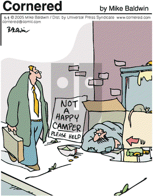 Cornered on Saturday January 1, 2005 Comic Strip