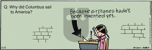 Grand Avenue on Wednesday April 29, 2015 Comic Strip