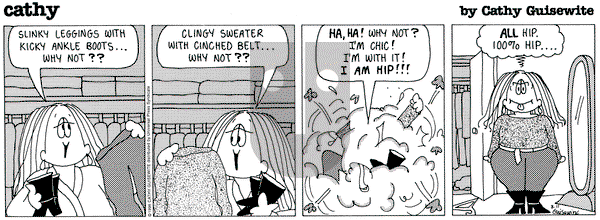 Cathy Classics on Monday March 11, 1996 Comic Strip
