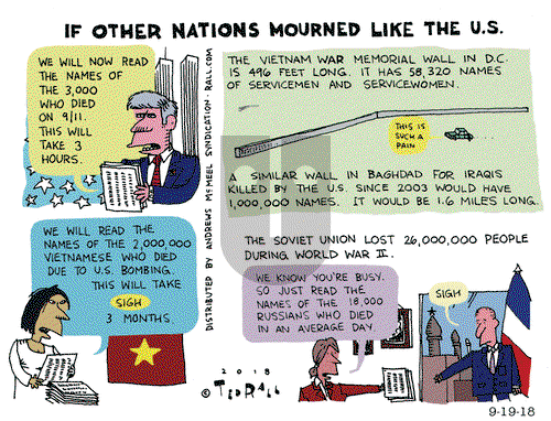 Ted Rall on Wednesday September 19, 2018 Comic Strip