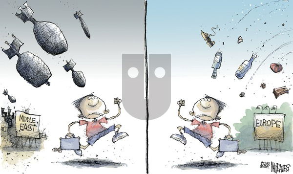 Matt Davies on Sunday August 30, 2015 Comic Strip