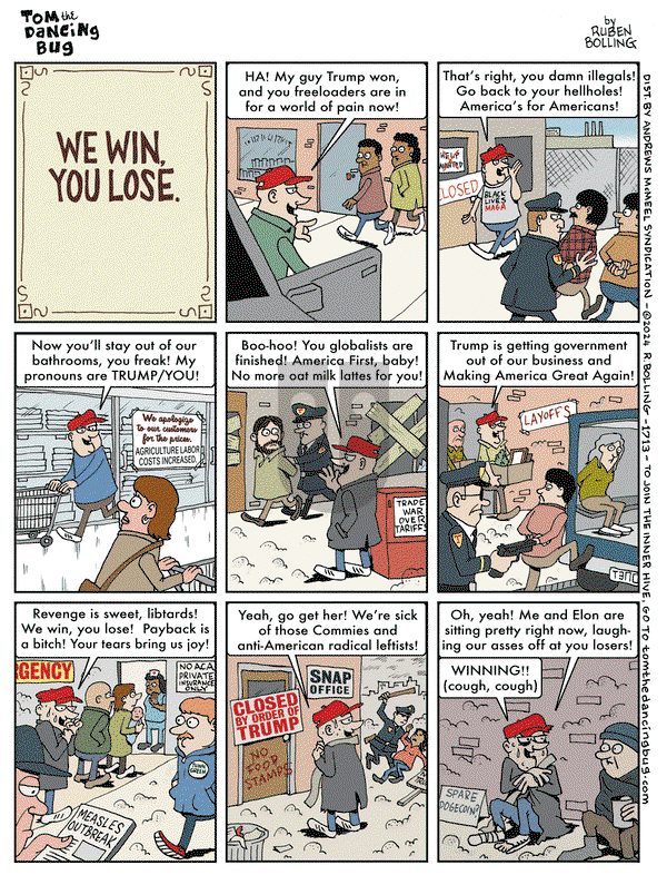 Tom the Dancing Bug on Friday November 29, 2024 Comic Strip