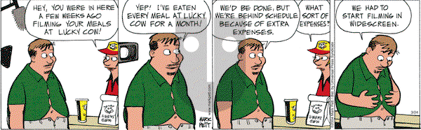 Lucky Cow on Wednesday March 26, 2025 Comic Strip