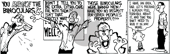 Calvin and Hobbes - Tuesday May 24, 1988 Comic Strip