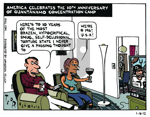 Ted Rall - Monday January 16, 2012 Comic Strip